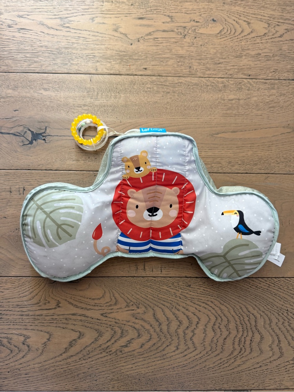 Taf Toys Tummy Time Support Pillow w/ Detachable Sensory Toy